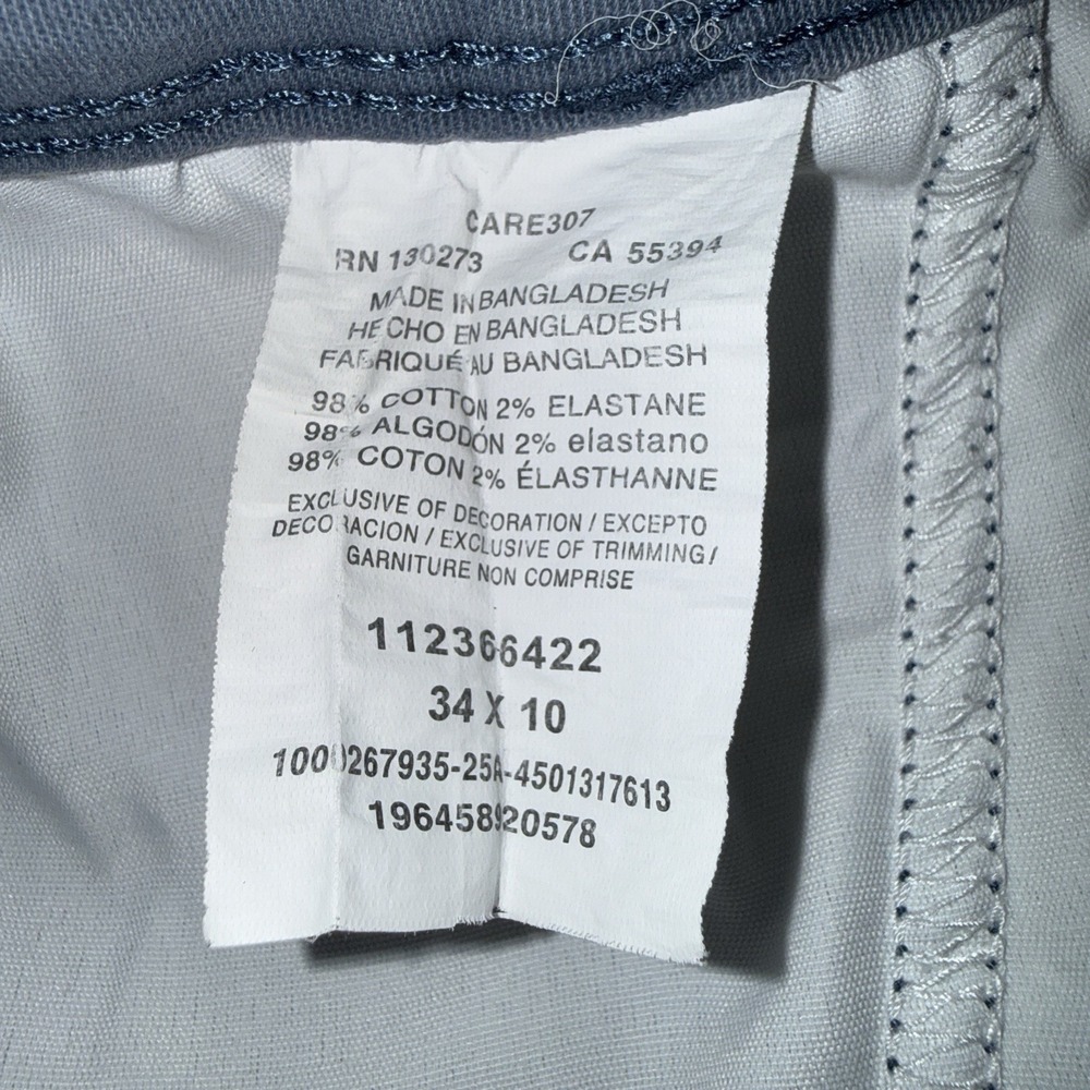 Men's Wrangler Relaxed Fit Utility Workwear Y2K Cargo Shorts Blue Size 34x10 - Picture 6 of 7